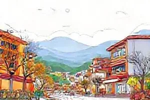 《玻璃栈道》高空检修通道的横版封面